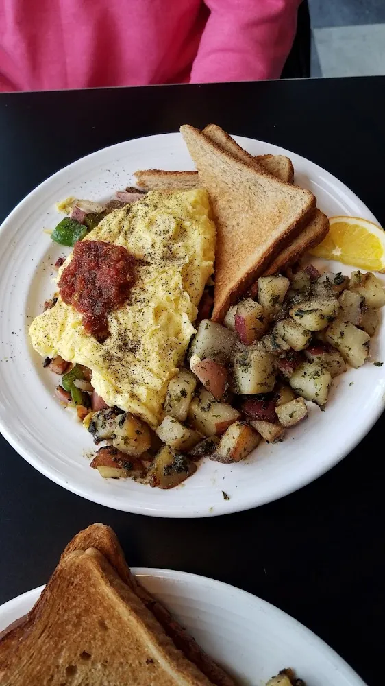 3 Scrambled Eggs with Home Fries