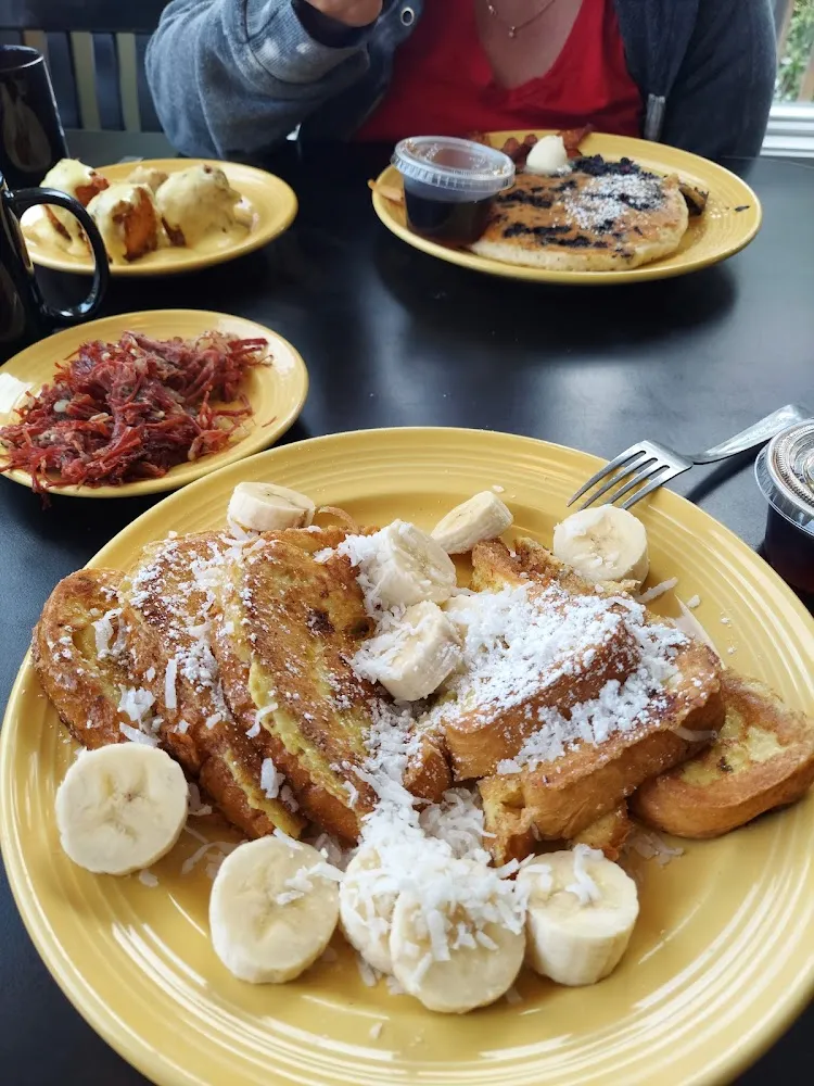 Corned Beef Hash Blueberry Pancakes C