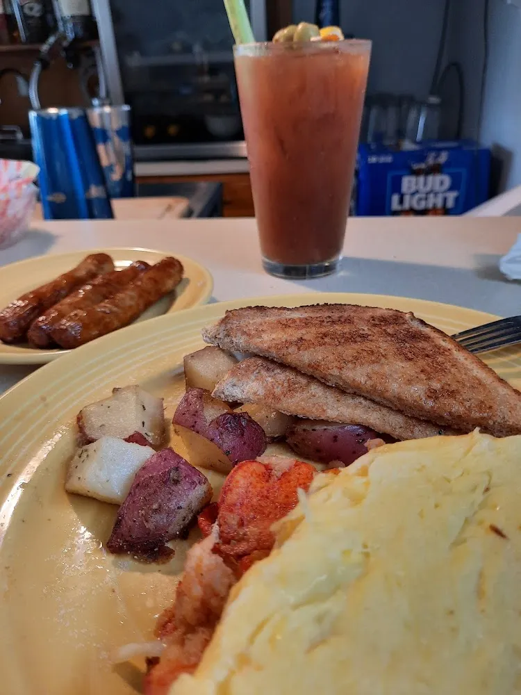 Lobster Omelet with Potatoes